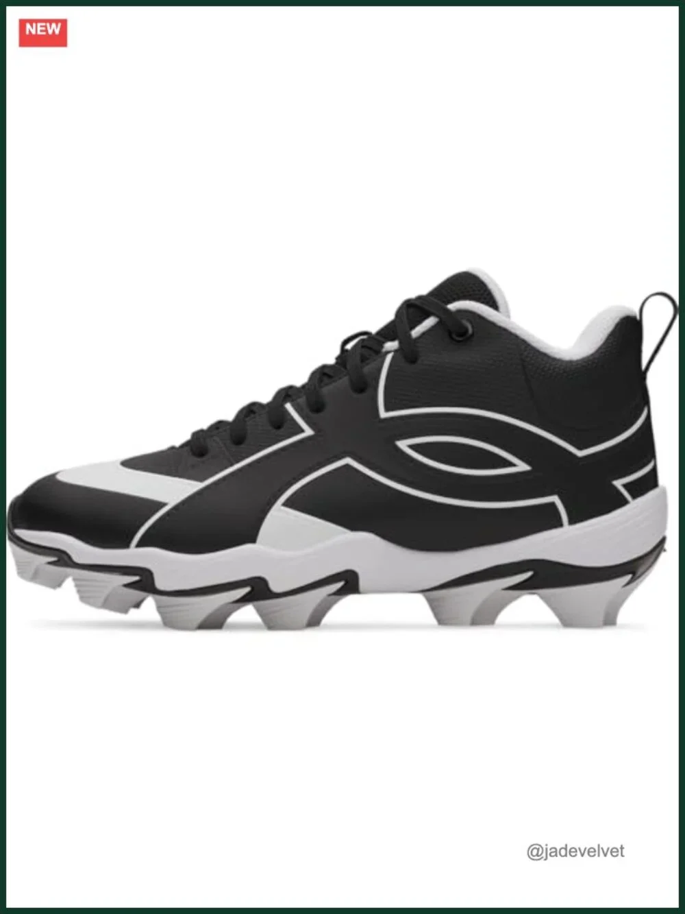 Mid-Top Baseball Cleats for Boys